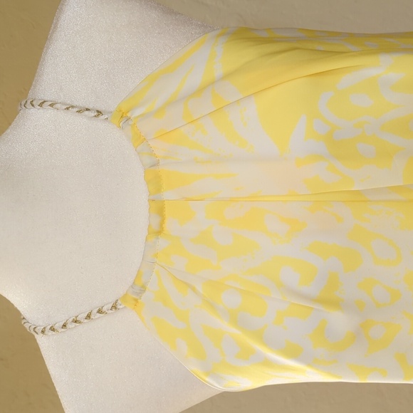 Lilly Pulitzer x Target Braided Strap Halter Top - Pineapple Punch Size Small - Picture 4 of 9